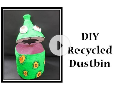 DIY - How to make a Recycled Garbage Gobbler