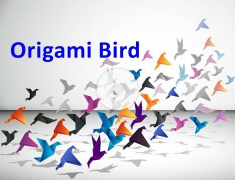 How to make an Origami Bird