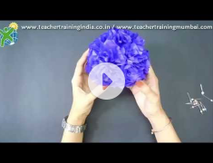 How to Make Tissue Paper Pomanders! DIY wedding decorations!