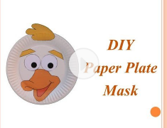 DIY - How to Make Attractive Paper Plate Mask for Preschoolers