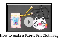 DIY - How to make a Fabric Felt Cloth Mobile Pouch. .. Easy!!!