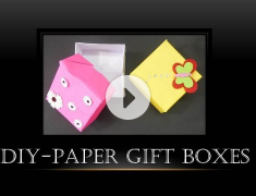 DIY-  How to Make Paper Gift Boxes