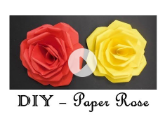 DIY - How to make Paper Roses