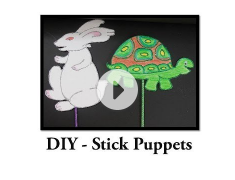 DIY - How to make Stick Puppets