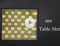 How to make a Woven Paper Mat